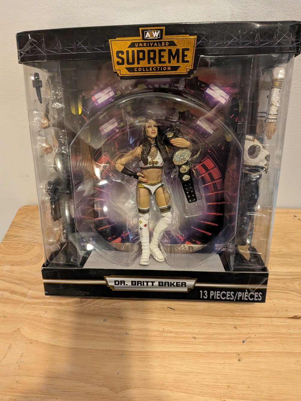 AEW Unrivaled Supreme Collection Dr. Britt Baker Action Figure - White